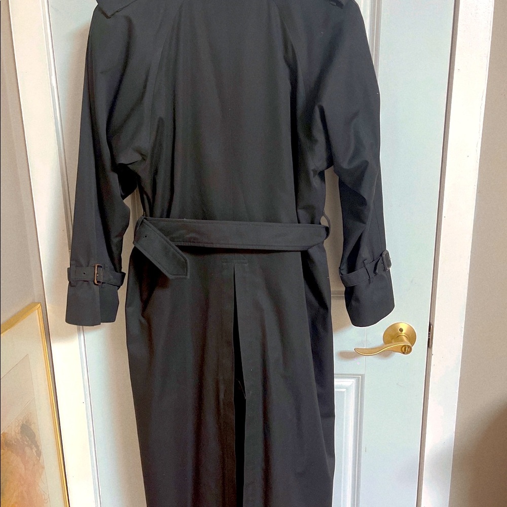 Burberry authentic vintage belted double trench coat